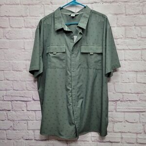 Voyager Joshua Tree All Over Print Button Shirt XXL Gorpcore Outdoor Cabincore